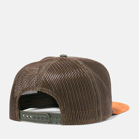 Trucker Hat w/Faux Suede Brim