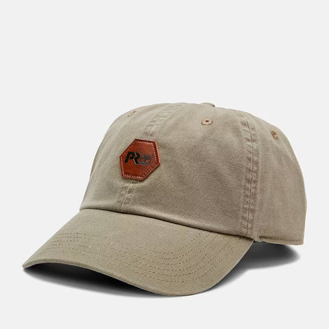 Faux-Leather Logo Low-Profile Cap