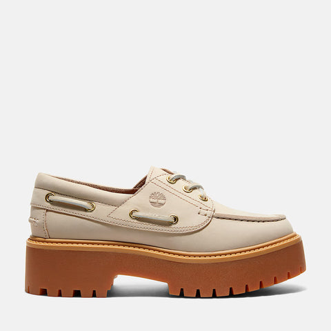 Stone Street Platform Boat Shoe