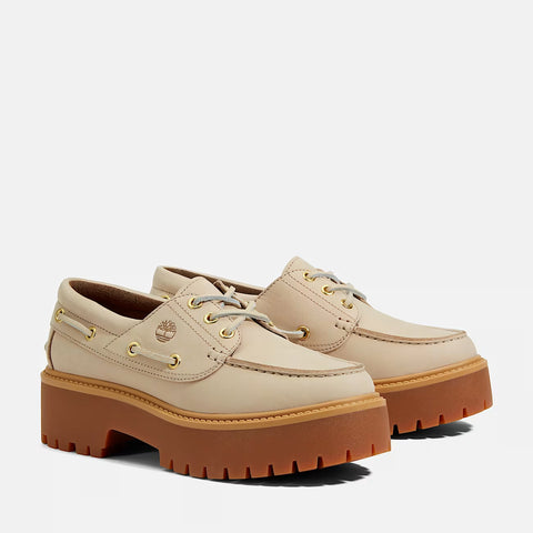 Stone Street Platform Boat Shoe